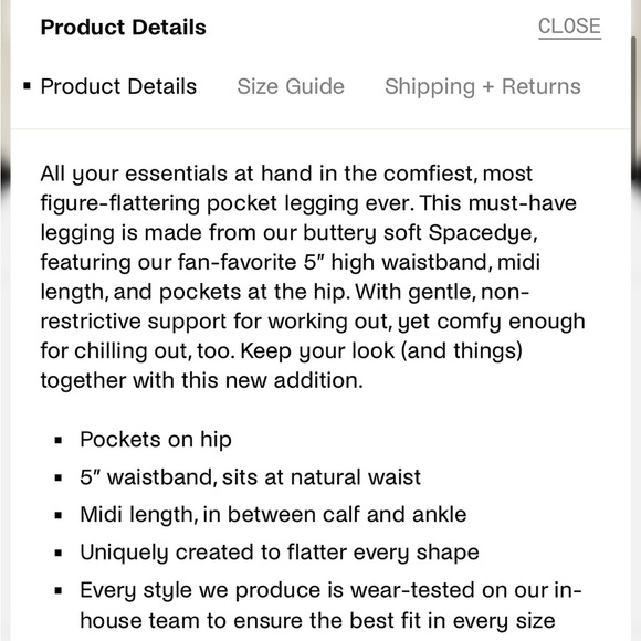 Beyond Yoga Spacedye Out Of Pocket High Waisted Midi Legging (size XS) - Picture 3 of 10